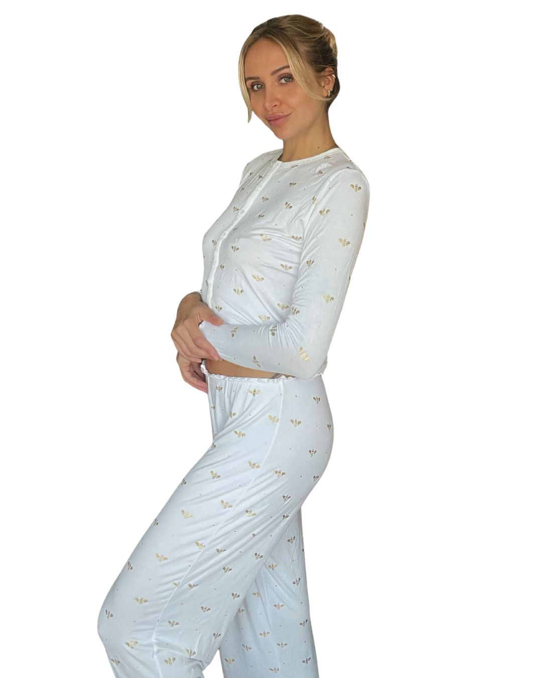 BEE KIND, BE STRONG BAMBUS PYJAMA – koomfi